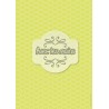 Chevrons Blancs sur fond vert anis - stamp