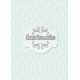 Gouttes Blanches sur fond bleu vert clair - stamp