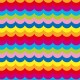 Vaguelettes multicolores - zoom