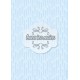 Gouttes Blanches sur fond bleu clair - stamp