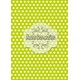Petites fleurs blanches fond vert - stamp
