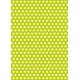 Petites fleurs blanches fond vert - petit