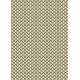 Motif façon fer forgé noir - sur fond kaki - petit