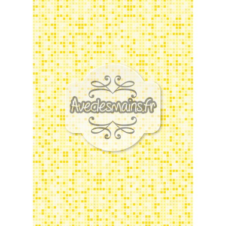 Imitation pixel jaune - stamp