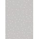 Étoiles et points blancs sur fond gris - petit