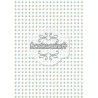Octogones bleus et triangles multicolores - stamp