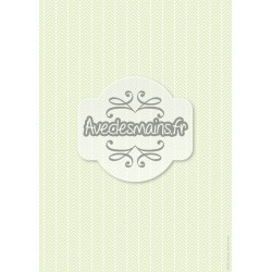 Chevrons blancs vert pale - minipack