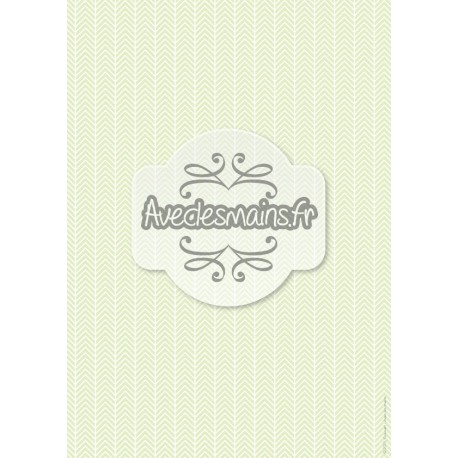 Chevrons blancs vert pale 1 - stamp