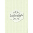 Chevrons blancs vert pale - minipack