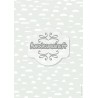 Petits nuages sur ciel bleu-gris - stamp