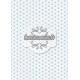 Hexagones arrondis gis et bleus - stamp
