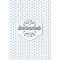 Hexagones arrondis gis et bleus