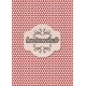 Fleurs rouges cœurs blanc - stamp