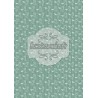 Colombes blanches fond bleu-vert - stamp