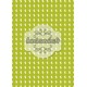 Petits cactus Blancs sur fond vert - stamp