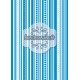 Lignes verticales monochrome bleu - stamp