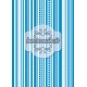 Lignes verticales monochrome bleu - stamp