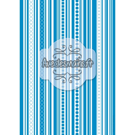 Lignes verticales monochrome bleu - stamp