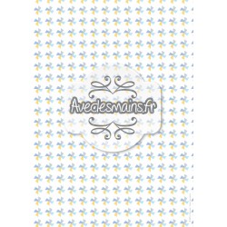 Hélices Grises, oranges et bleues -stamp