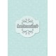 Texte blanc sur fond bleu-vert - minipack - stamp