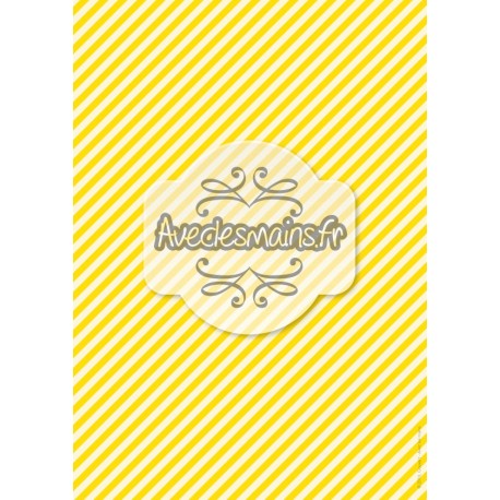 Diagoanles 2 jaunes - stamp