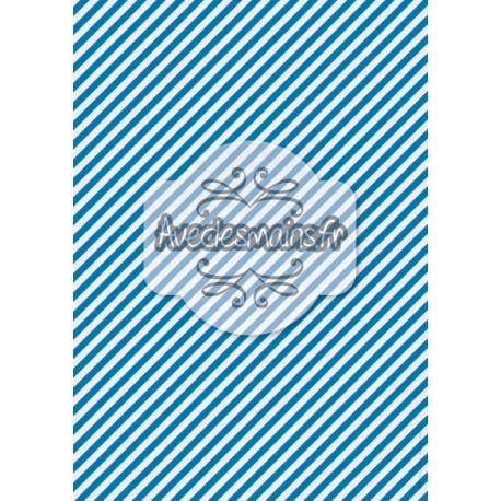 Diagoanles 2 bleus -stamp