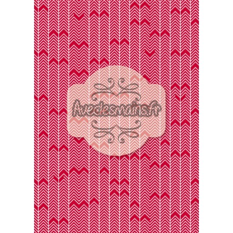 Chevrons blancs rouge 2 -stamp