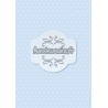 Géométrie japonisante bleue - stamp