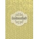 Fleur vertes sur fond beige - stamp