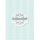 Hélices multipliées blanches sur fond bleu - stamp