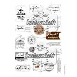 Etiquettes pour gourmandises - stamp