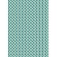 Croix en carreaux bleu et marron - petit