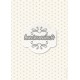 Hexagones arrondis beiges - stamp