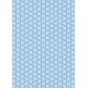 Etoiles et cubes bleus fusionnés - petit