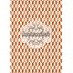 Cubisme automnale orange-marron - stamp