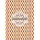 Cubisme automnale orange-marron - stamp