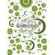 Cercles en cibles - vert - stamp