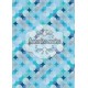 Pack papier scrap - les cercles et carrés mélés bleus