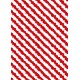 Diagonale en nuage sur ciel rouge - petit