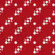 Diagonale de noël sur fond rouge - zoom