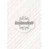 Rayures ondulées gris et or - stamp