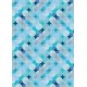 Cercles Carrés bleus petit