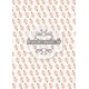 Fleurs roses en branche - stamp