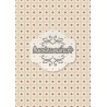 Fleurs encerclées - vieux roses - stamp