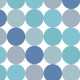 diagonales de  cercles bleus - Zoom