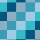 diagonales de  carrés bleus - zoom