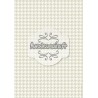 Pieds de poule déformé gris-beige - stamp