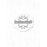 fausse page blanche griffée gris - stamp