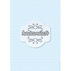 Points blancs 2 tailles sur fond bleu pale