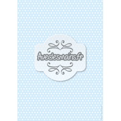 Points blancs 2 tailles sur fond bleu pale - stamp